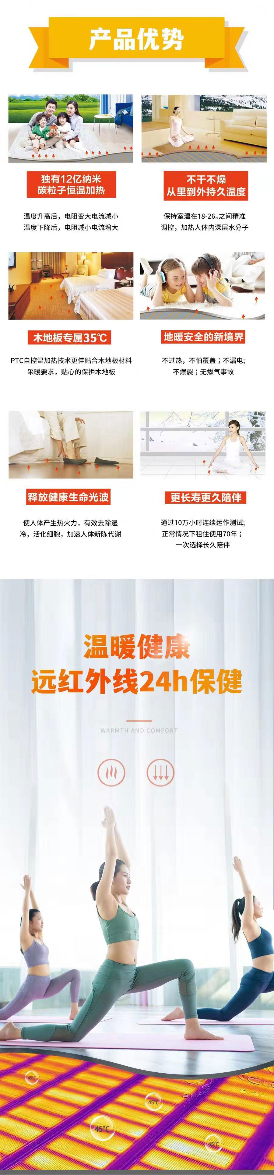 日本品牌PTC自控温电热膜价格